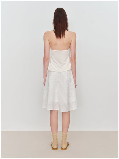 U-Shaped Bud Halter Tank Top