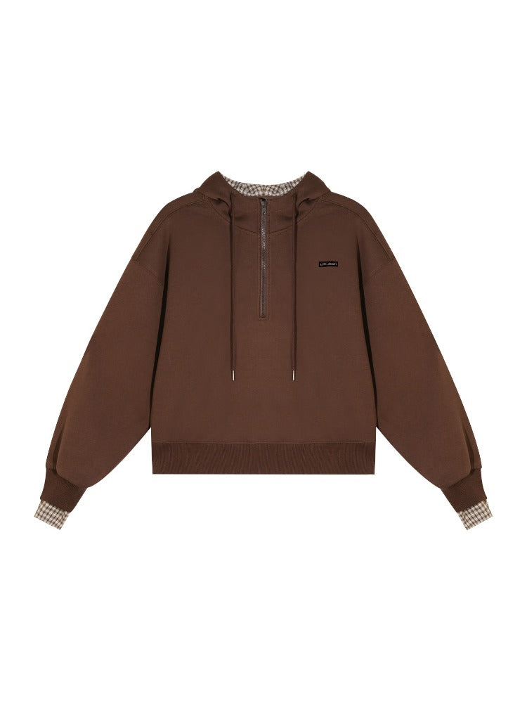 Plaid Hoodie Sweatpants Set