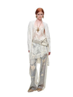 Burnout Sheer Long Cardigan