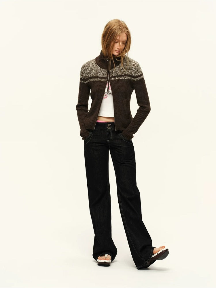Vintage Low-Rise Straight Jeans