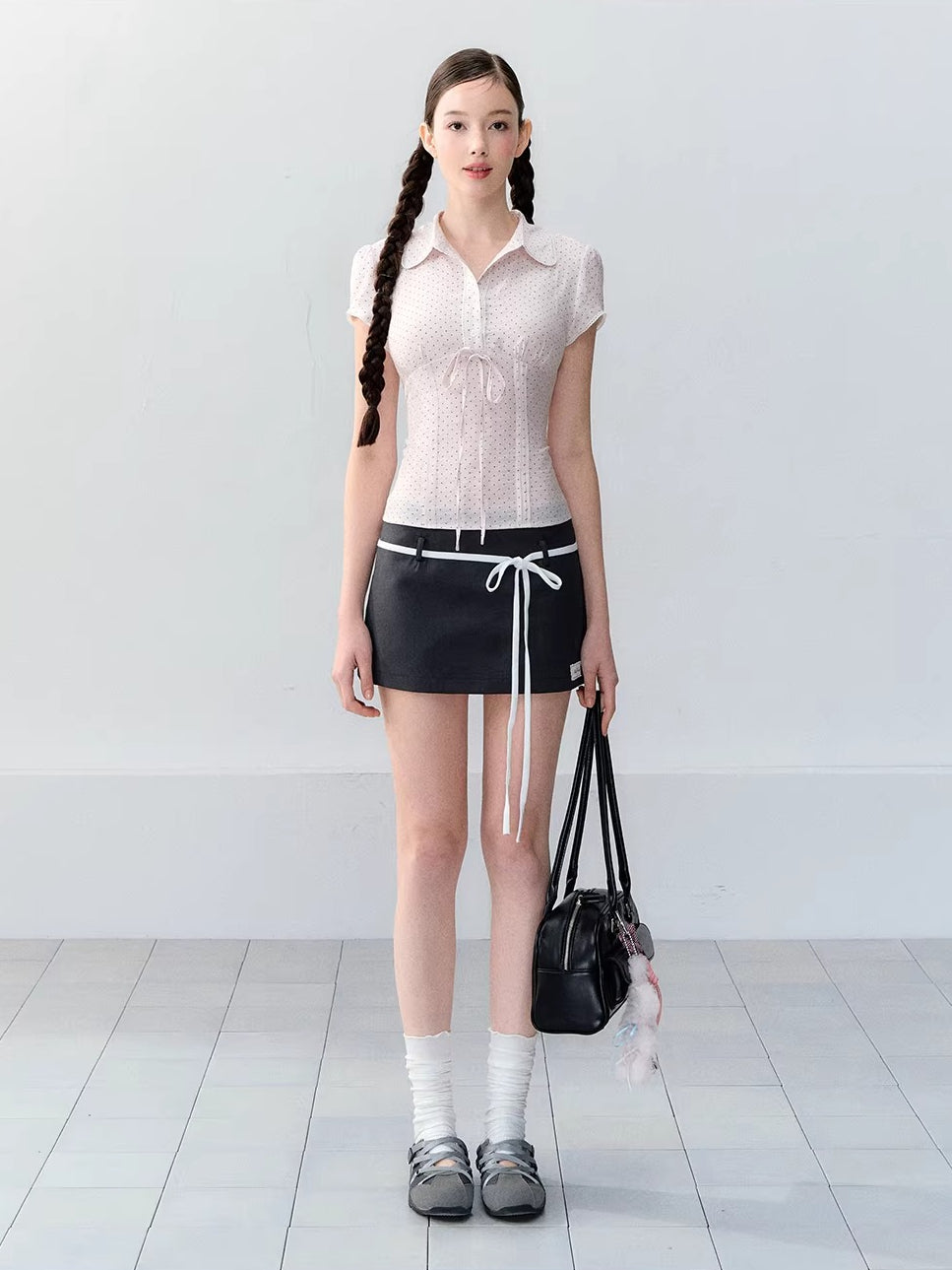 Polka Dot Lace Blouse