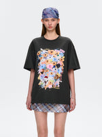 Doll Collection Illustration Cotton T-Shirt