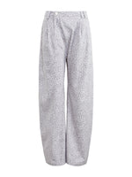 Low-Rise Drop-Crotch Loose Wide-Leg Pants