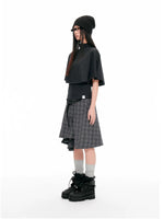 Korean Cape Layered T-Shirt