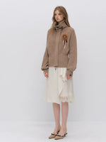 Asymmetric Satin Skirt