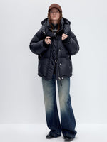 Windproof Hooded Duck Down Jacket