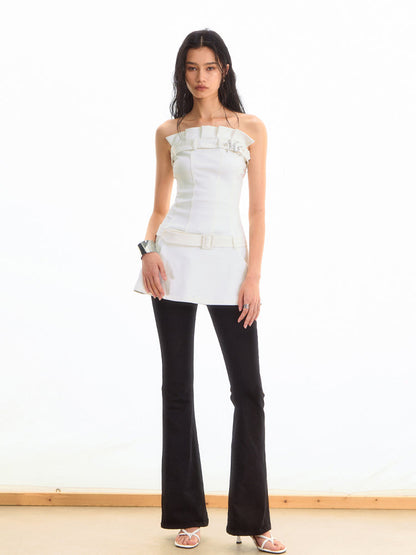 Bouquet Pleated Waist Dress