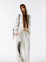 Letter Hooded Sweatshirt