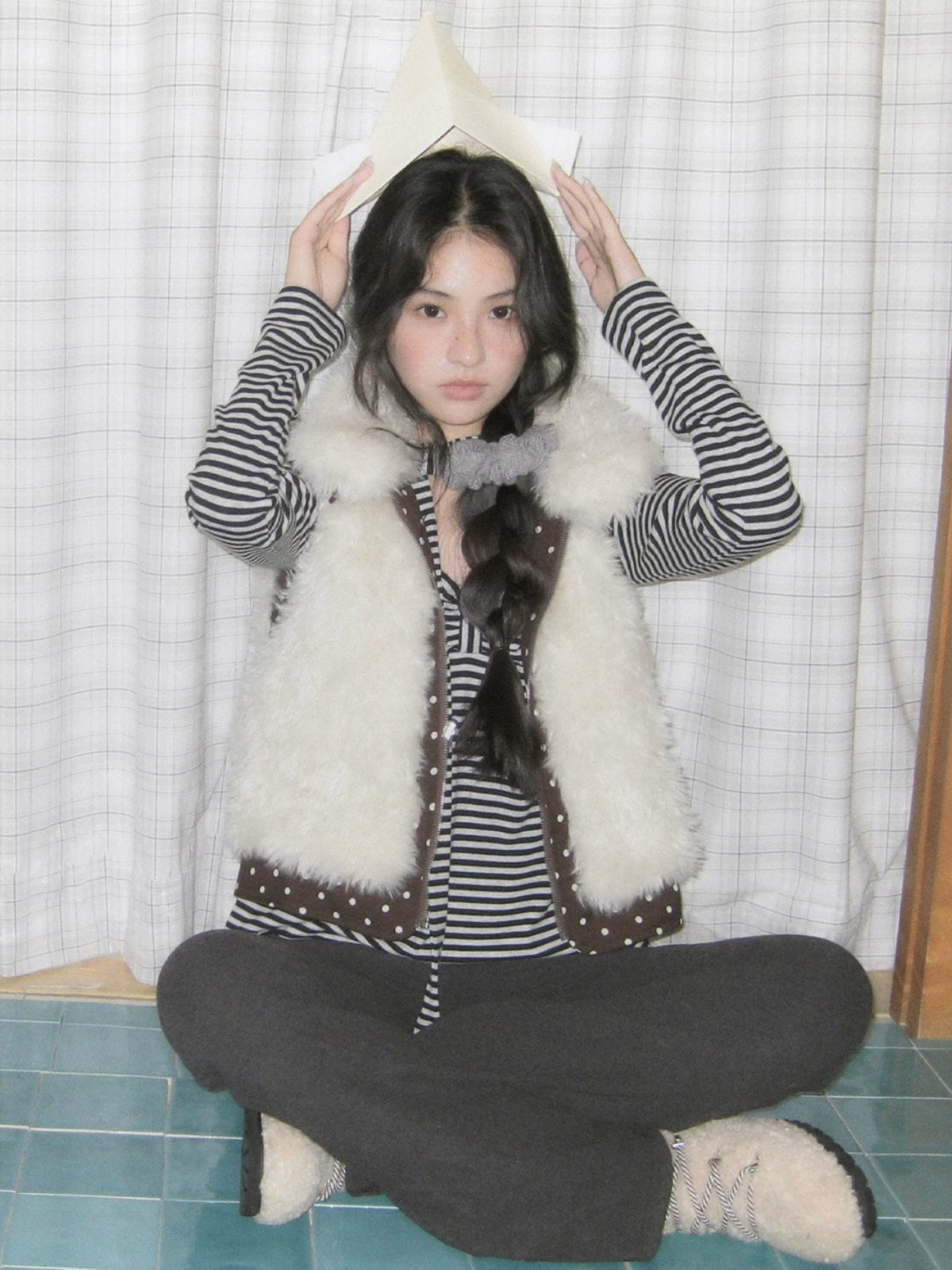 Striped Waist Flared Pants