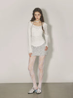 Sequin Low Rise Mini Skirt