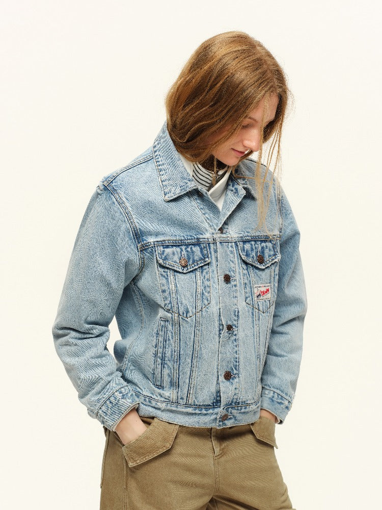 Vintage Washed Denim Jacket