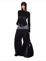 Slim Pleated Long Sleeve Top
