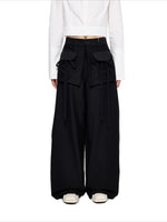 Drawstring Wide Leg Pants