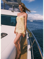 Chiffon Tube Top Dress