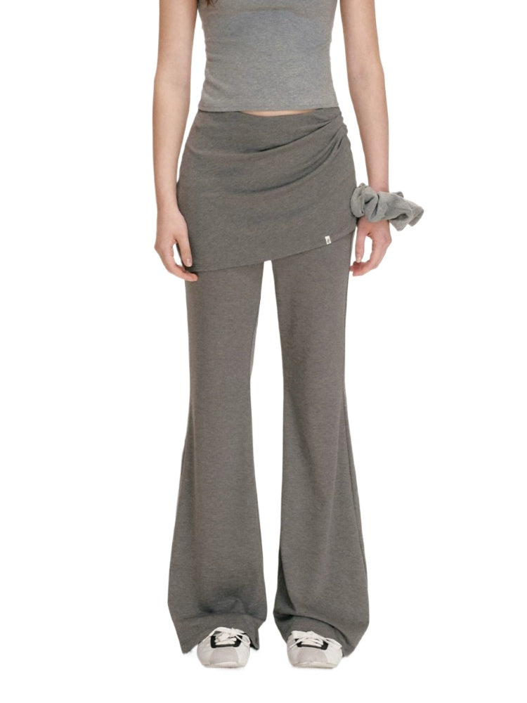 Modal Wrap Flare Pants