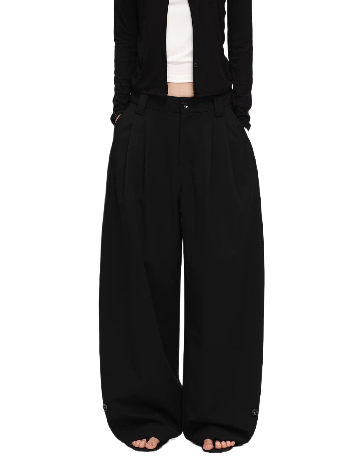 Double Pleated Pants