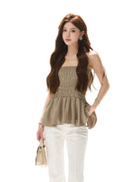 Convertible Ruffle Mini Dress