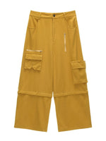 Washed Convertible Utility Pants
