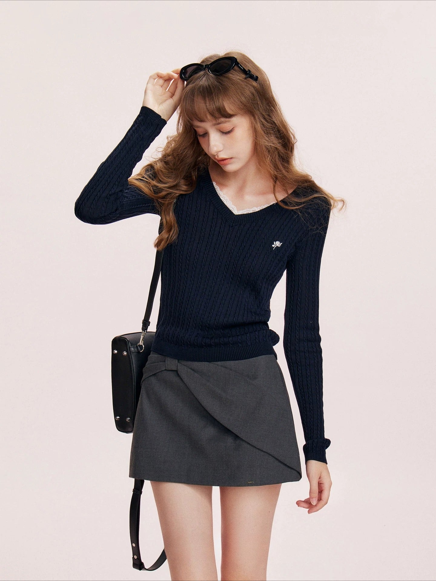 Bow A-Line Skirt