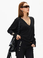 Oversized V Neck Tee