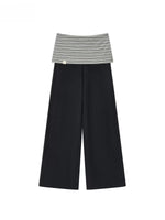Contrast Striped Top & Pants Set
