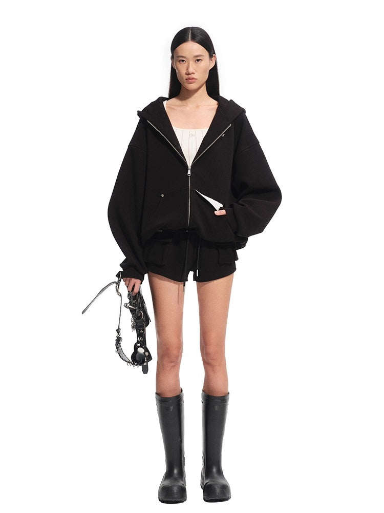 Black Wilderness Hoodie Jacket