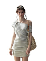 Twist Off Shoulder Dress