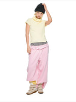Plaid Waist Sweatpants