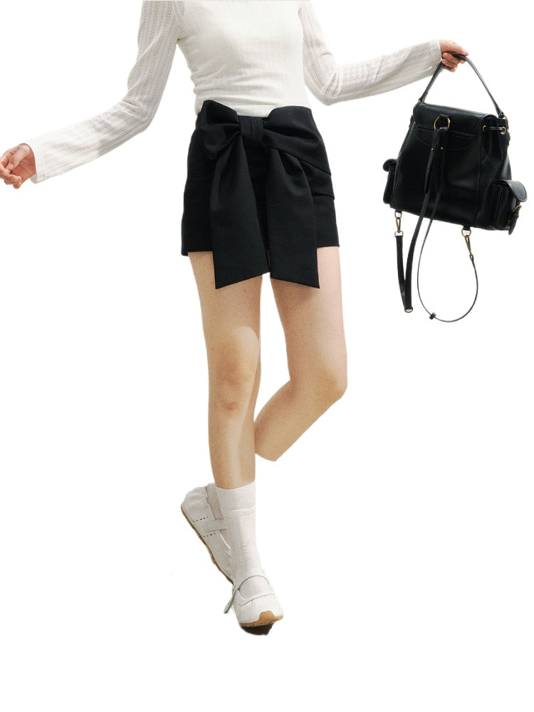 3D Bow Mini Skirt