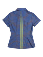 Plaid Slim Short Sleeve Shirt