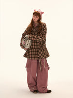 Fringed Corduroy Straight-Leg Pants