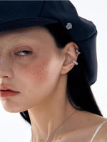 Iris Zircon Drop Earrings