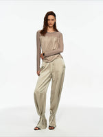 Satin Jogger Pants