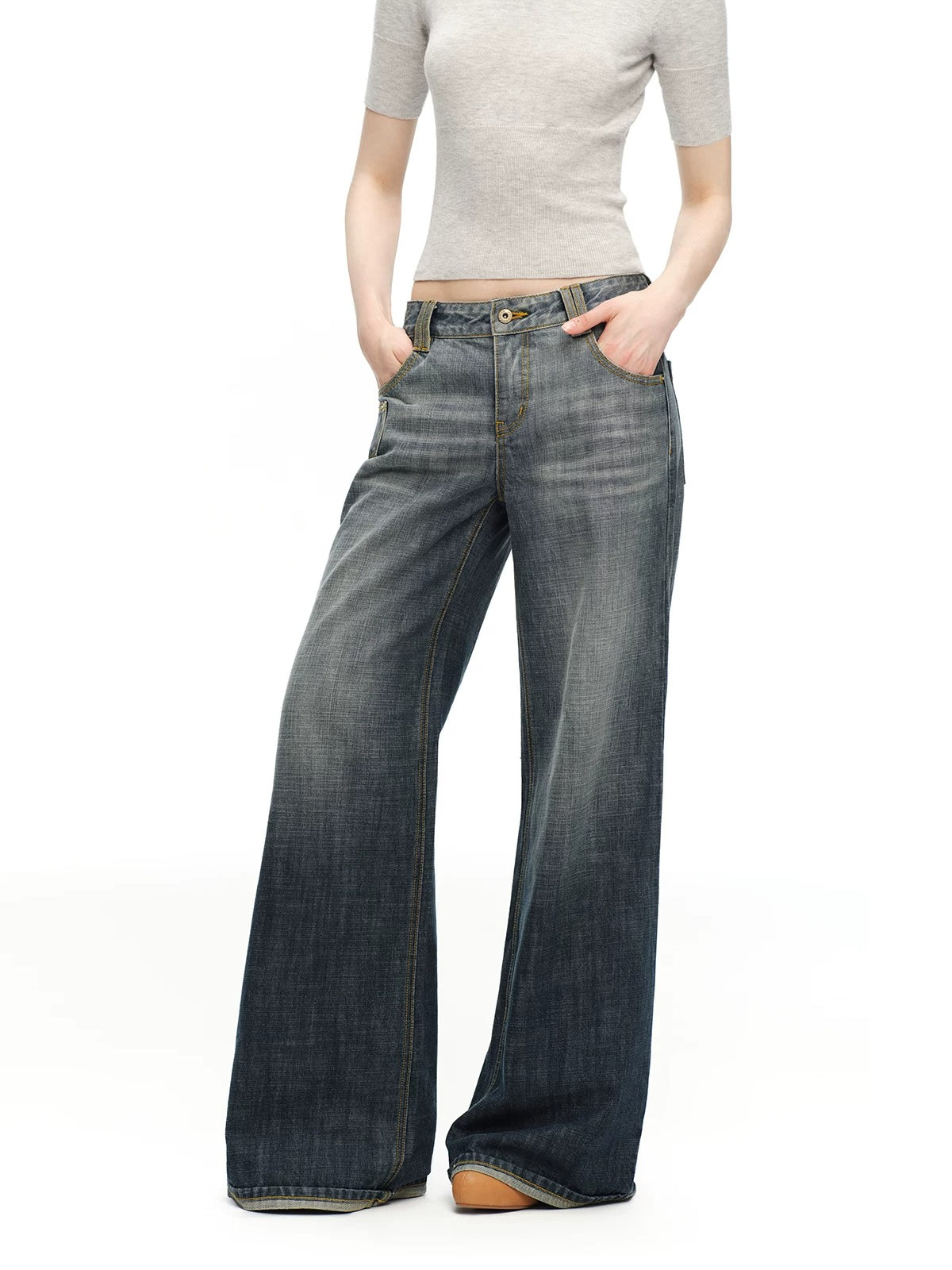 Vintage Wide Leg Jeans
