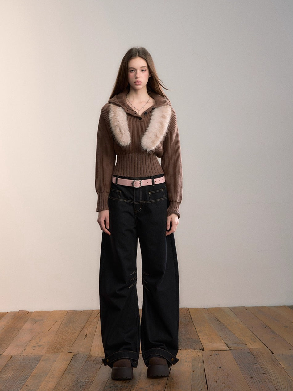 Original Black Straight Jeans