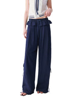 Bubble Waist Relaxed Pants