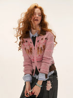Playground Pony Zip Knit Cardigan