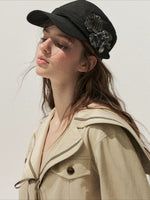 Vintage Floral Riding Hat