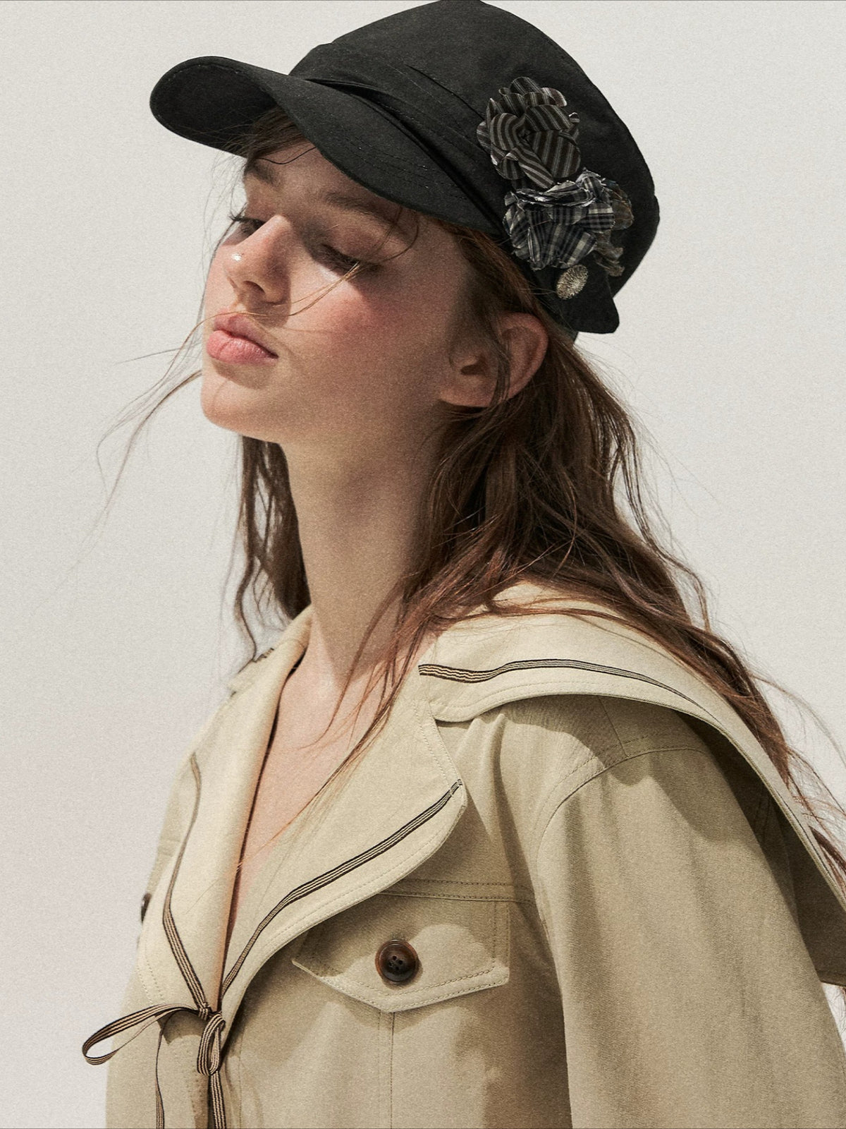 Vintage Floral Riding Hat