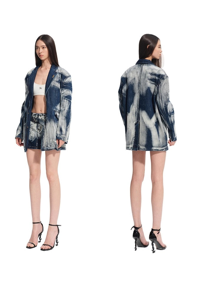 Volcano Denim Mini Skirt
