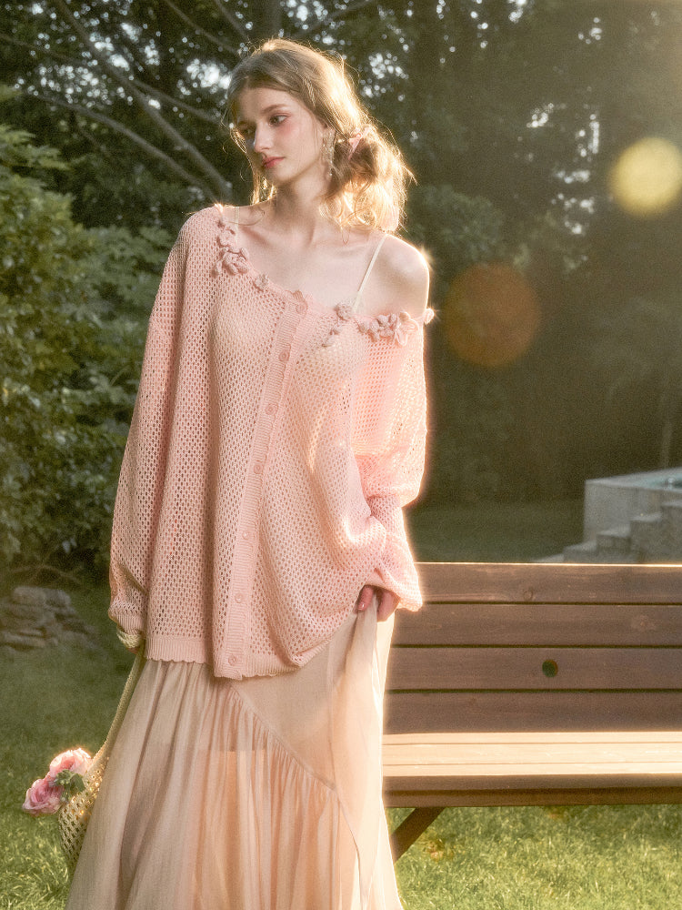 Cool Ice Silk Retro Knit Top