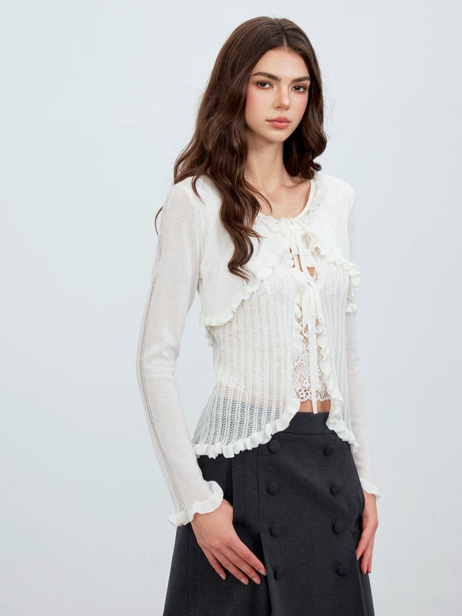 Lace Knit Cardigan