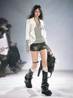 Punk Layered Knit Top