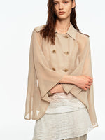 Chiffon Cape Jacket