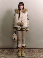 Shearling Logo Pin Curly Vest