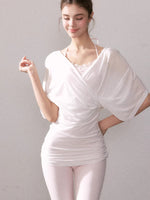 Lyocell Sun-protection Knit Short-Sleeve T-shirt