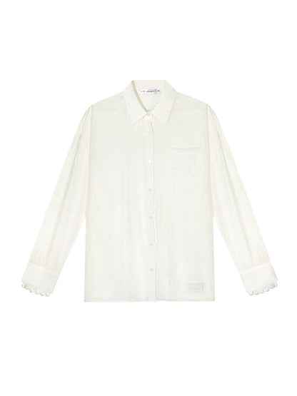 Polka Dot Lace Shirt