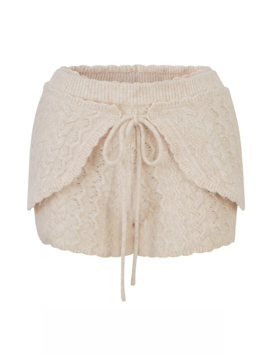 Little Deer Wool Cloud Knit Sweater &amp; Skirt/Shorts Set