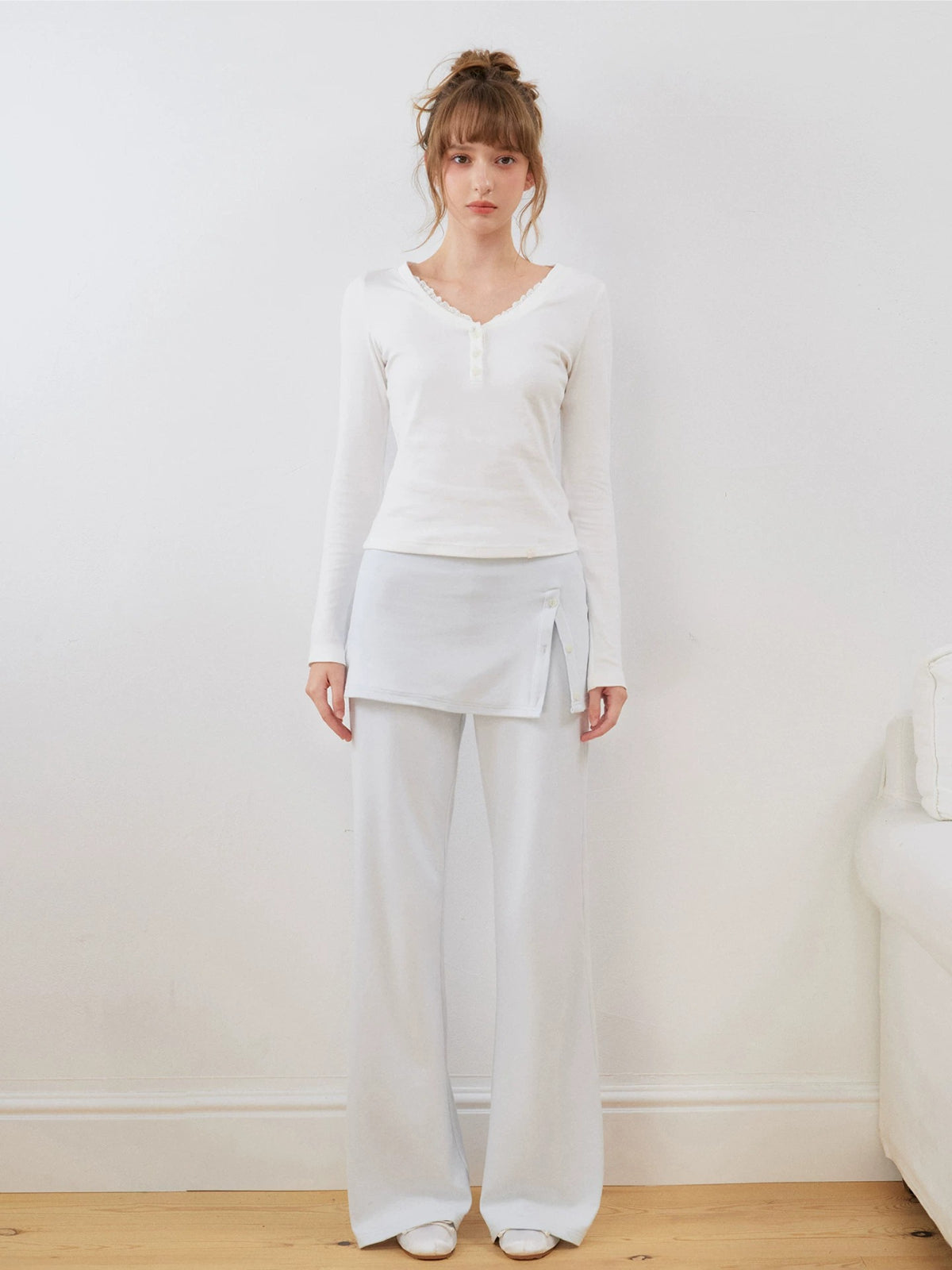 Split Flare Lounge Pants
