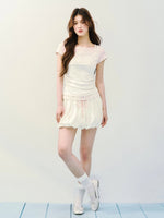 Lace Layered Knit Tee